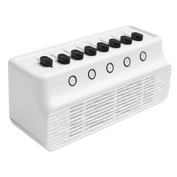 EDHITNR White Noise Sleep Machine 8 Nature Sounds Bluetooth Speaker Timer, Portable Sound Machine for Baby Adult Sleep Aid Rechargeable Sleep Box for Home Office Travel