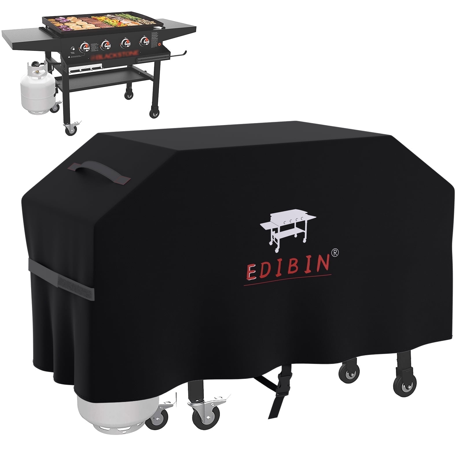 Dyna-Glo Premium-Grillabdeckung Für 190,5 Cm Grills – Wasserabweisend, Mit Klettriemen & Netzeinsätzen