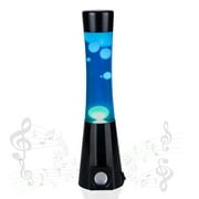 EDIER 16.5" Lava Lamps with Bluetooth Speaker, Blue/White