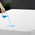 thumbnail image 1 of EDILLY Full Size Waterproof Mattress Protector Pad Cover with Deep Pocket Quilted Fitted 8" - 21" Breathable & Noiseless (Rice White, Full), 1 of 4