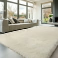 thumbnail image 1 of EDIMENS Anti-slip Fluffy Rugs, Decorative Washable Modern Area Rug, Big Soft Carpets for Home Livingroom Babyroom Bedroom Decor, Cream, 1 of 5
