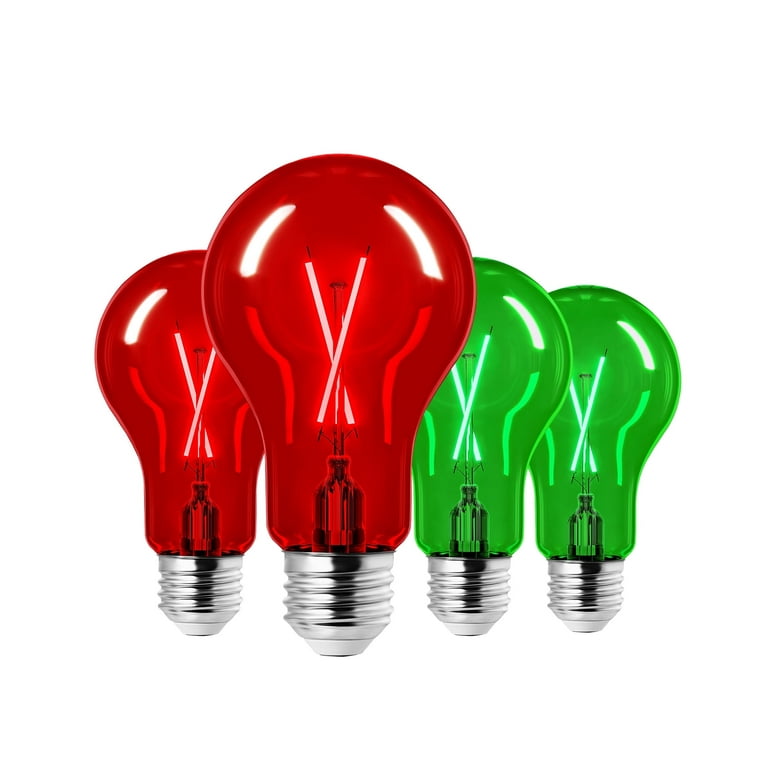 Red and green edison lights online