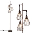 thumbnail image 1 of EDISHINE 3-Light 65.5" Tree Floor Lamp with bulbs included，Perfect for Living Room, Bedroom, Office, Dining Room Decor - Bronze, 1 of 8