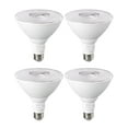 thumbnail image 1 of EDISHINE 4 Pack LED PAR38 Outdoor Flood Light Bulbs, 18W (120W Equivalent), 5000K Daylight, Dimmable Waterproof Flood Light Bulbs, E26 Base, 1800 Lumen for Yard Porch Driveway, ETL Listed, 1 of 8