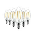 thumbnail image 1 of EDISHINE E12 LED Candelabra Bulb, 5W Equivalent 60W 4000K 500LM Neutral Light, Dimmable Chandelier Light Bulbs, LED Candle Light Bulbs for Ceiling Fan, Dining Room, Christmas Decor UL Listed, 6 Pack, 1 of 5