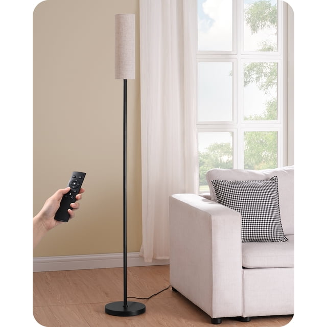 EDISHINE Dimmable Floor Lamp with Remote, LED, Minimalist Design, for