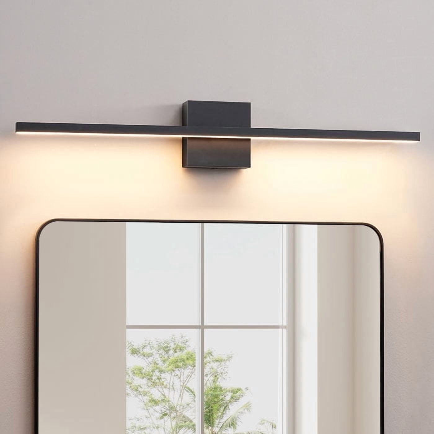 EDISHINE LED Bar Light Wall Mounted Vanity Lights for Bathroom Mirror,3000K Warm White 18 Watt