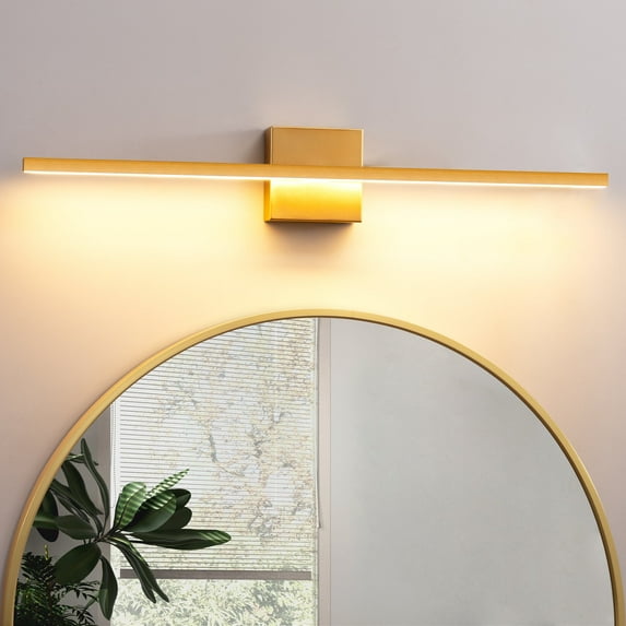 EDISHINE LED Bar Light Wall Mounted Vanity Lights for Bathroom Mirror,3000K Warm White 18 Watt