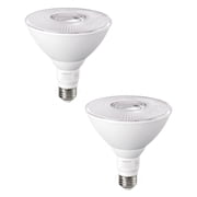EDISHINE 2 Pack LED Par38 Outdoor Floodlight Bulbs, 18W 120W Equivalent, 3000K Soft White Light, Dimmable Waterproof, E26 Base, 1800Lumens for Yard Porch Driveway