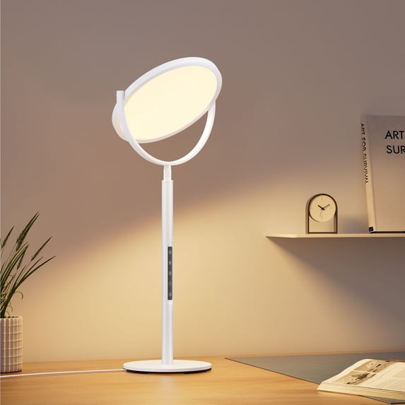 EDISHINE LED Table Lamp with Timer,10 Watt 900 Lumens 4 Color Temperature 5 Brightness Levels Touch Control