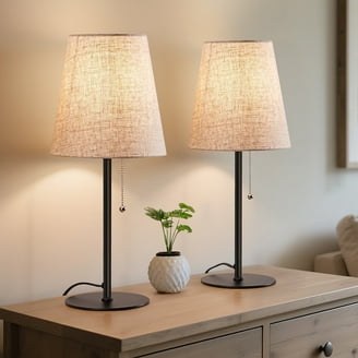 Mainstays Modern Lamp Black Matte Table Floor Lamps