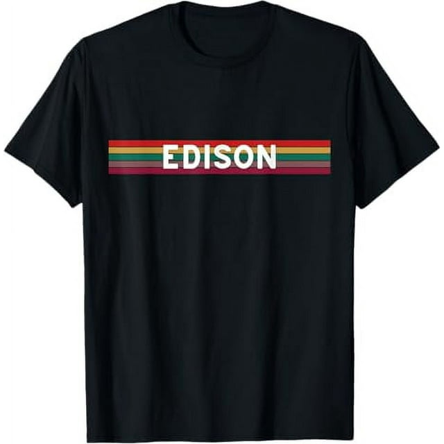 EDISON City Adventure Tourist Vacation Resident Visitor TShirt