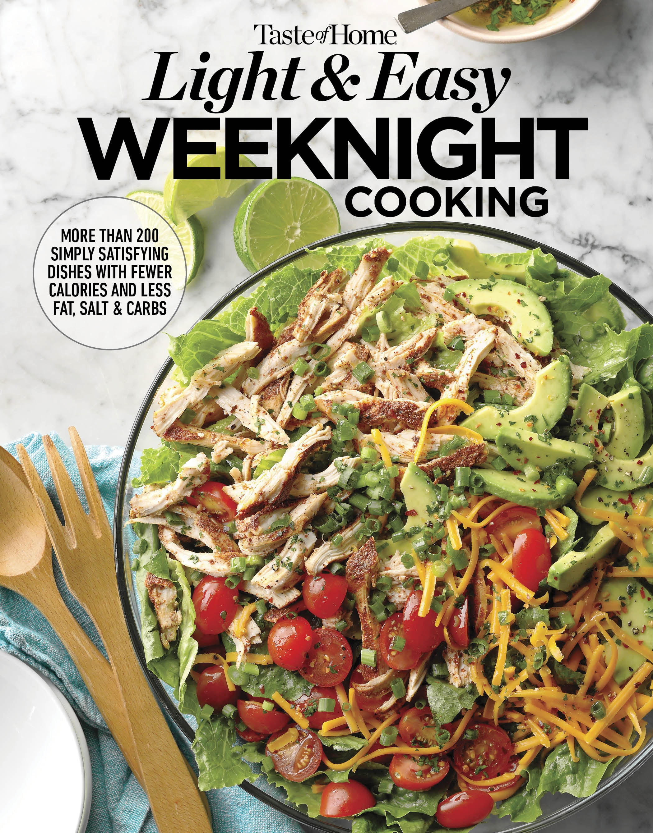 EDITORS AT TASTE OF HOME: Taste of Home Light and Easy Weeknight Cooking: 307 Healthy Recipes for Quick and Delicious Meals (Paperback)