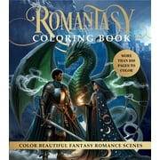 EDITORS OF CHARTWELL BOOK Romantasy Coloring Book Color Beautiful Fantasy Romance Scenes - More Than 100 Pages to Color Paperback