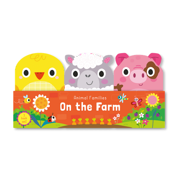 EDITORS OF SILVER DOLPHIN: Animal Families: on the Farm (Board Book)