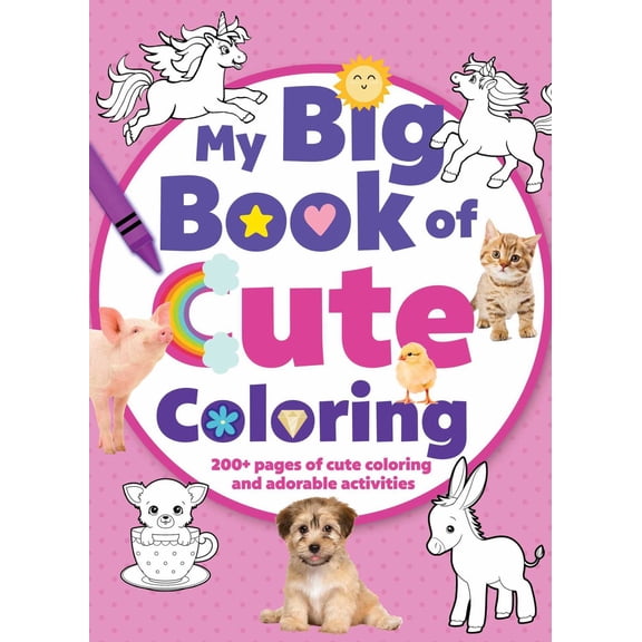 My Big Book of Cute Coloring, 224 pages (Paperback)