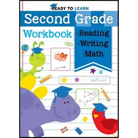 EDITORS OF SILVER DOLPHIN: Ready to Learn: Second Grade Workbook: Phonics, Sight Words, Multiplication, Division, Money, and More! (Paperback)