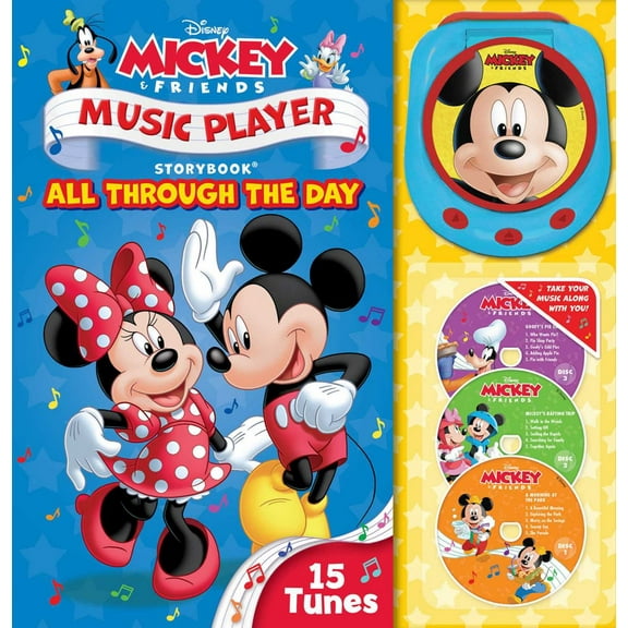 Disney Mickey Mouse: All Through the Day Music Player Storybook (Hardcover)