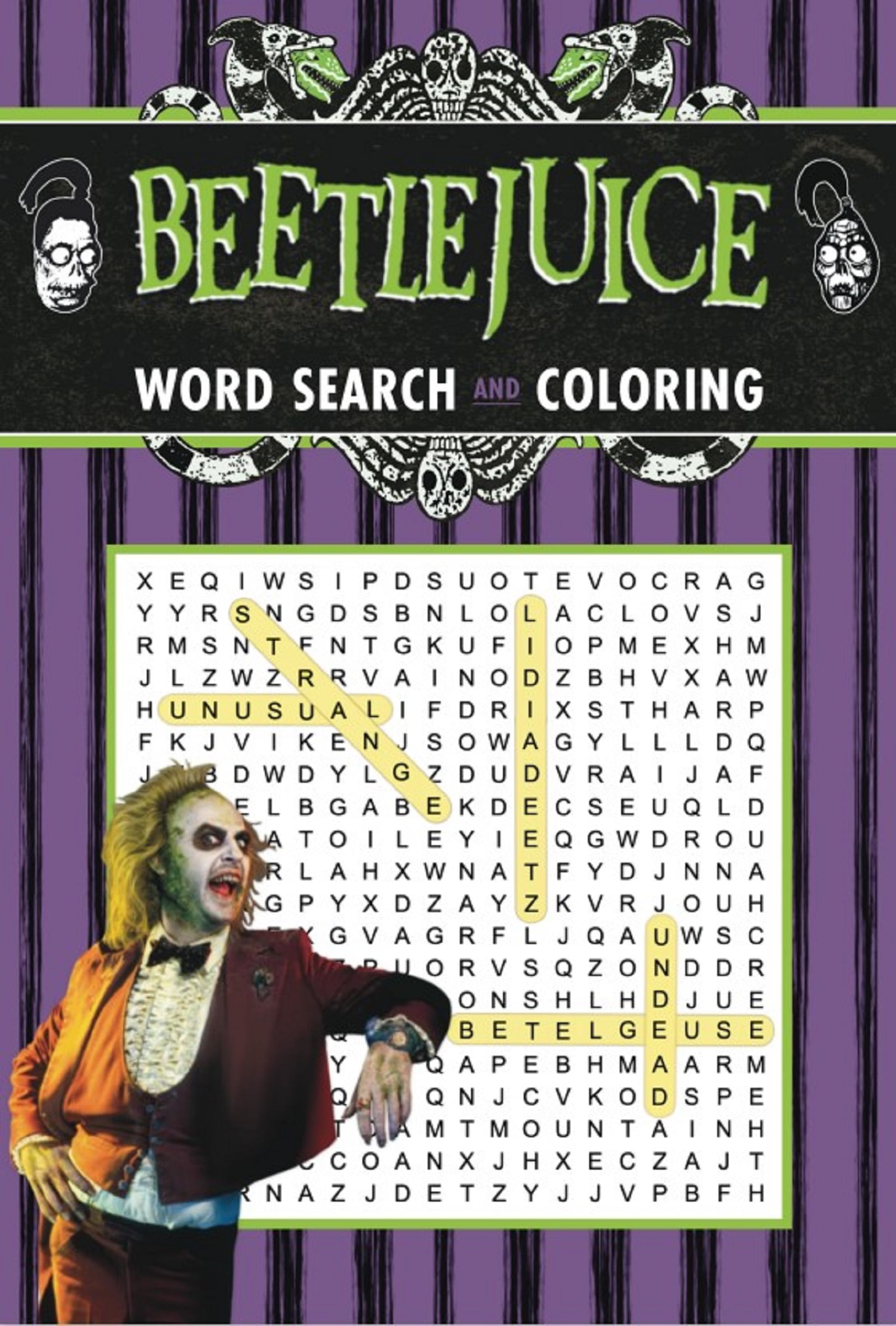 EDITORS OF THUNDER BAY PR: Beetlejuice Word Search and Coloring (Paperback) - Walmart.com
