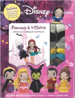 THUNDER BAY PRESS EDITORS OF THUNDER BAY PR: Disney Princesses and Villains: Crochet Finger Puppets (Hardcover)