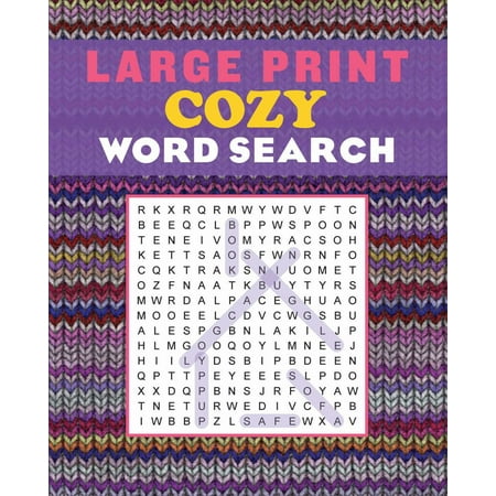 EDITORS OF THUNDER BAY PR: Large Print Cozy Word Search (Paperback)
