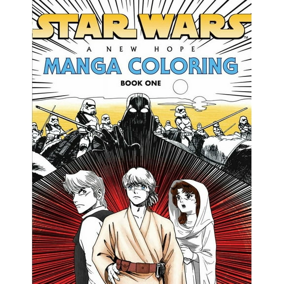 Star Wars Manga Coloring, 96 pages (Paperback)