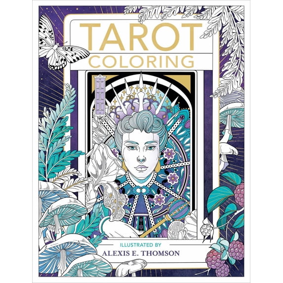 Tarot Coloring, 96 pages (Paperback)