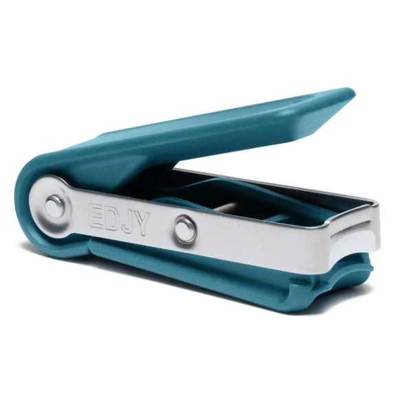 EDJY Fingernail Cutter - Precision Stainless Steel Nail Cutter for Fingernails | Sharp Blade, Ergonomic Design, Durable & Rust-Resistant | Ideal for Men and Women | EDJY Blue