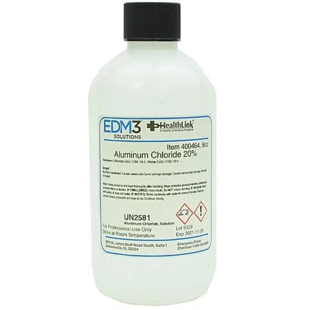 EDM 3 Aluminum Chloride Solution 20% 8 oz. EACH