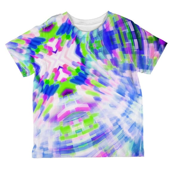 EDM DJ Retro Gamer Acid Trip All Over Toddler T Shirt Multi 6T