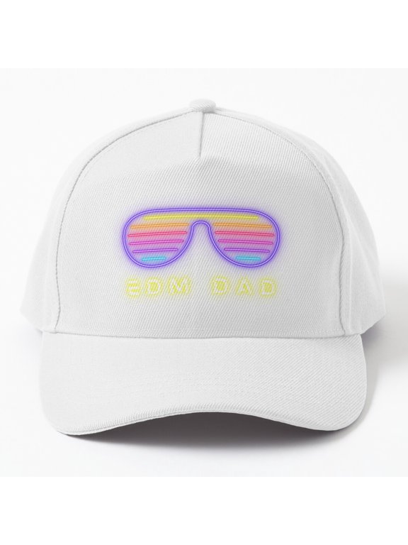 EDM Dad Baseball Cap, Electronic Music Father Family Lifestyle Graphic Design, Classic Hat