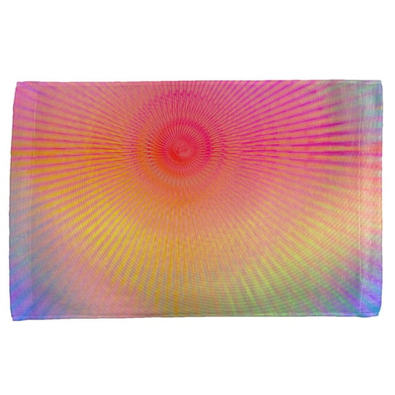 EDM Pastel Unicorn Rainbow Spiral All Over Hand Towel