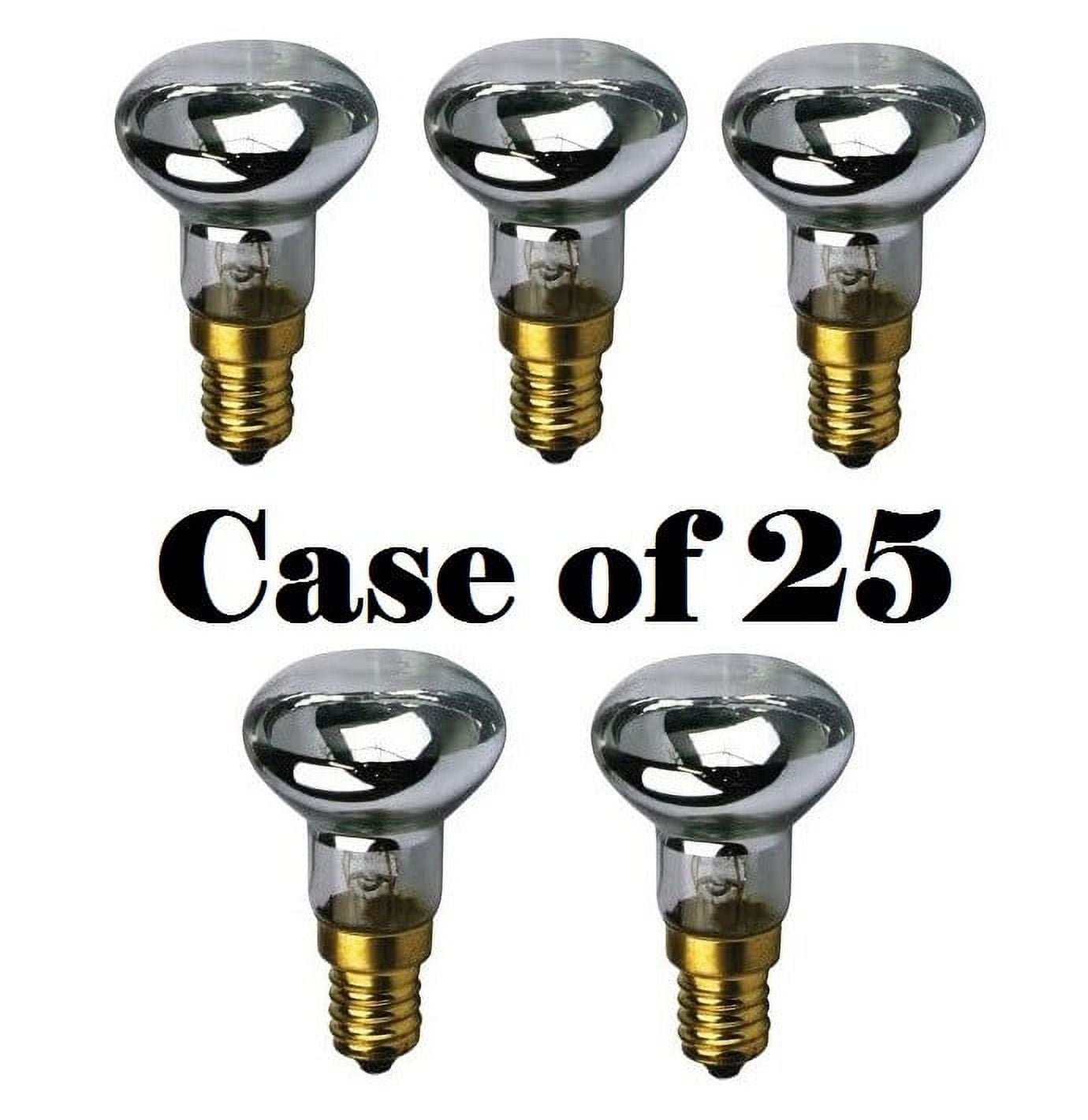 EDM Set of 25, R39 E17 Replacement Light Bulb Motion Lamp 30W