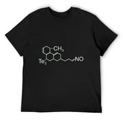 EDM Techno Trance House Molecular Structural Techno T-Shirt Black Small