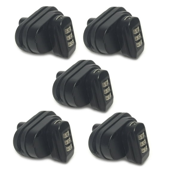 Set of 5 Combination Trigger Gun Locks Universal Firearms Pistol Rifle Shotgun