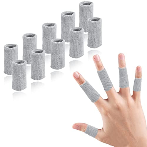 EDNYZAKRN 10Pcs Finger Compression Sleeves Support, Finger Sleeve