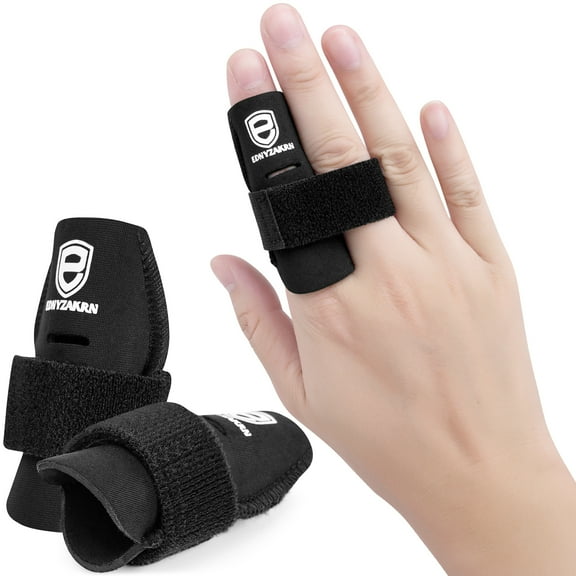 EDNYZAKRN 2 Pack Finger Brace , Finger Buddy Bands Adjustable Trigger Finger Splint Support for Basketball Volleyball Tennis Baseball