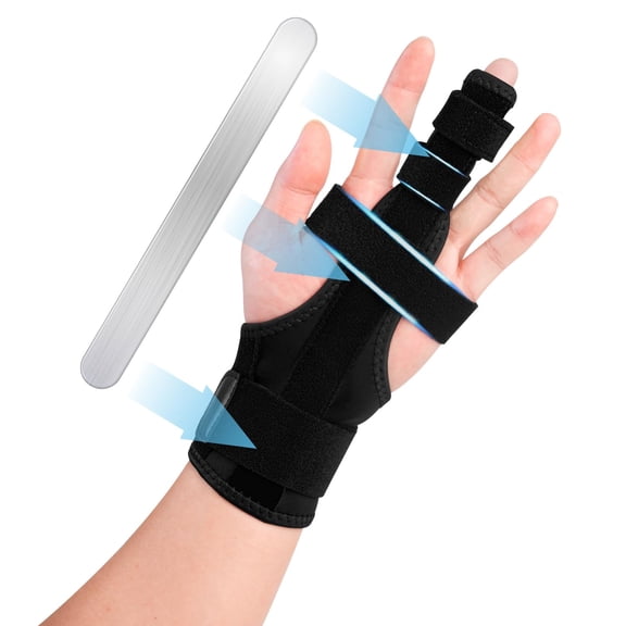 EDNYZAKRN Finger Splint for Middle Finger, Trigger Finger Splint Wrist Support Brace