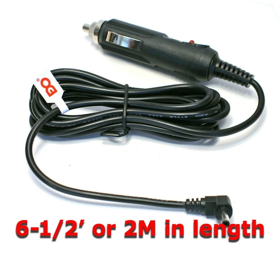 EDO Tech Car Power Cord for Cobra Rad 480i Rad450 Rad250 Esd7000 Esd9275 Spx7570 Xrs9670 Xrs9370 Spx955 Spx6655 Radar Laser Detector (6-1/2' long )