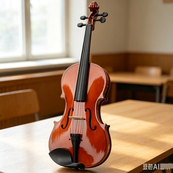 EDOEMSE 16" Acoustic Viola Case Bow Rosin in Nature Basswood Body Stringed Instrument with Case, Bow, Rosin for Beginners, Students and Professionals