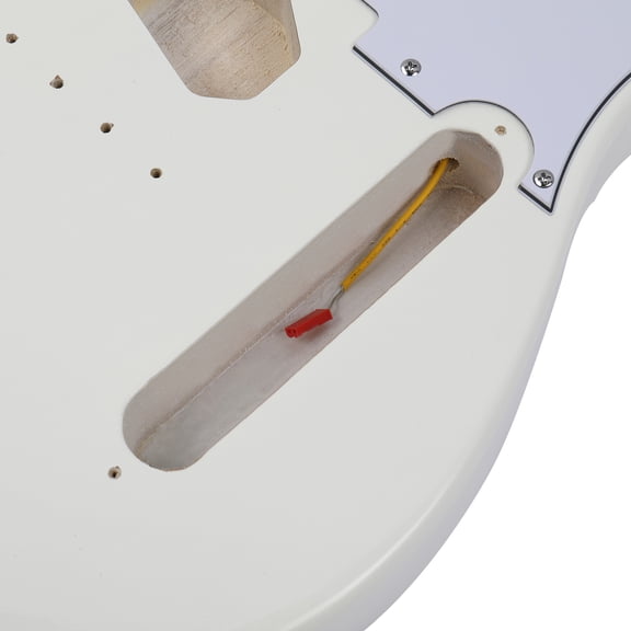 EDOEMSE DIY 6 String TL Style Electric Guitar Kits in White Mahogany Body Stringed Instrument for Beginners, Students and Professionals
