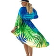 thumbnail image 1 of EDOLYNSA Cover-ups For Swimwear Women Kimono Long-Sleeve Onesies Beach Dresses For Wedding Guest, 1 of 7