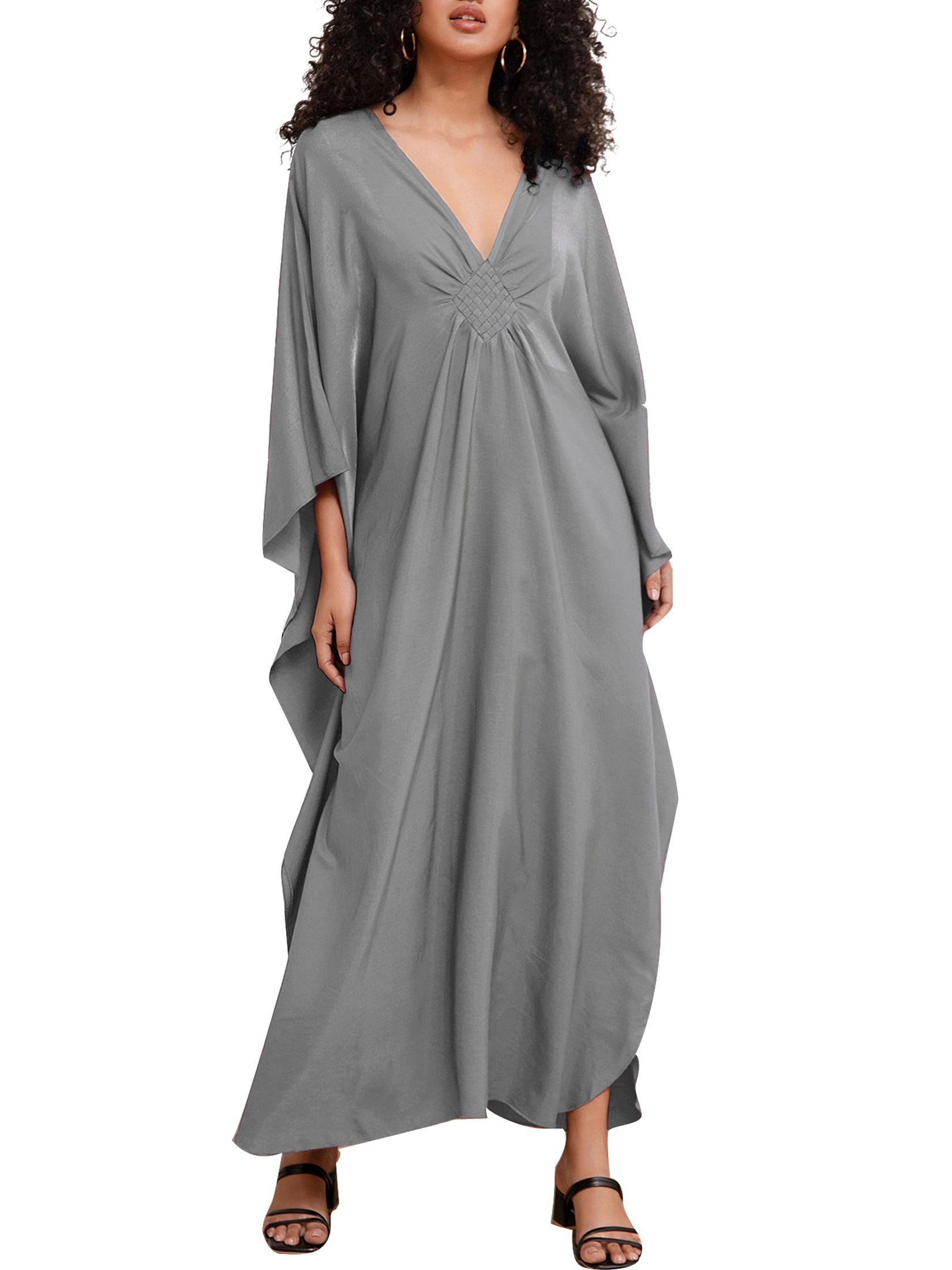 EDOLYNSA Women Boho Dress Bikini Cover Up Pareo Sarong Tunic for Beach -  Walmart.com