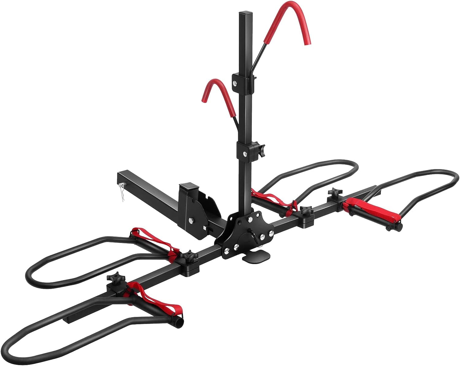 EDOSTORY Hitch Mount Bike Rack, 2Bike 130 lbs Capacity, Fat Tire