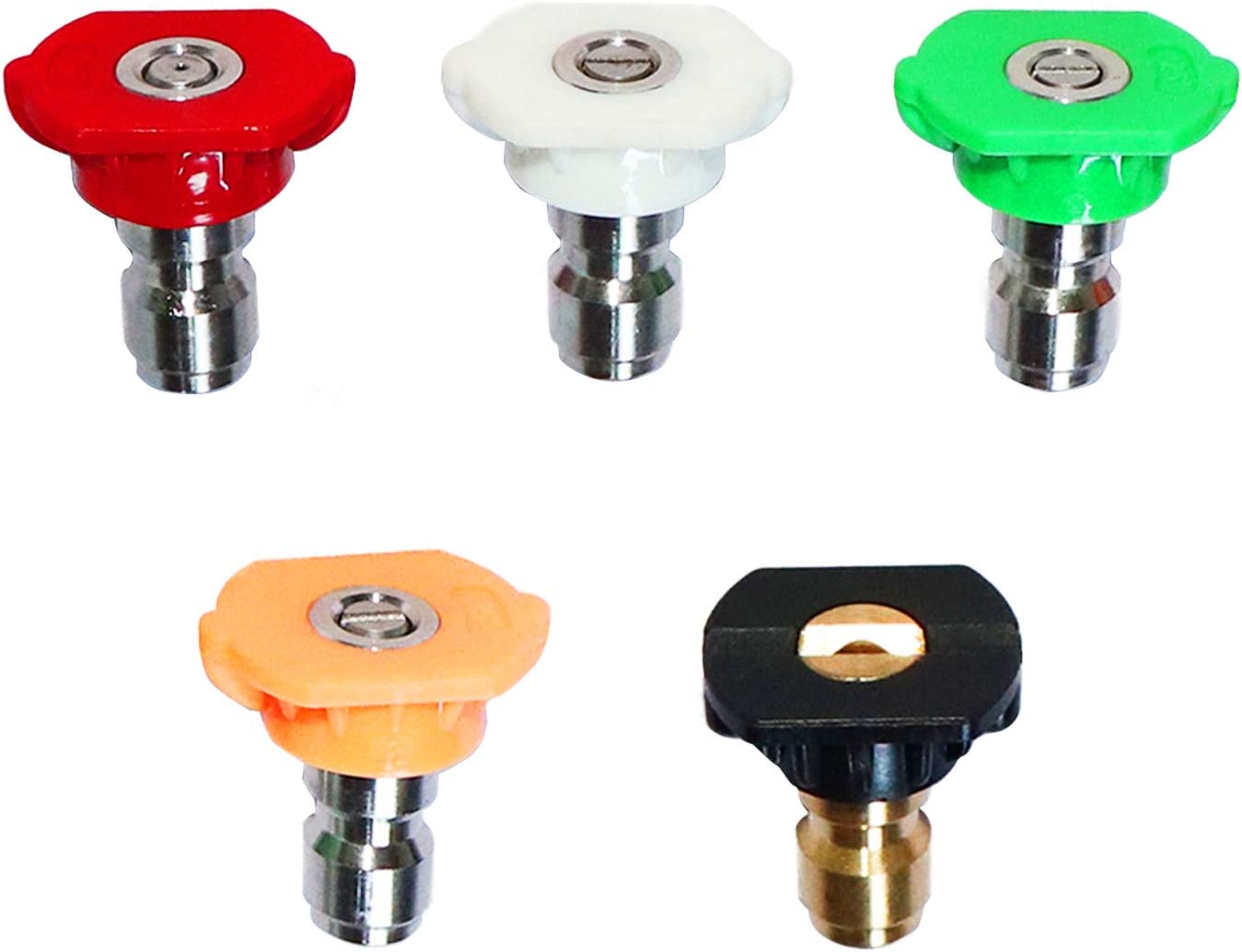 shyuyusa High Pressure Washer Nozzle Multidegree Quick Coupling Fan