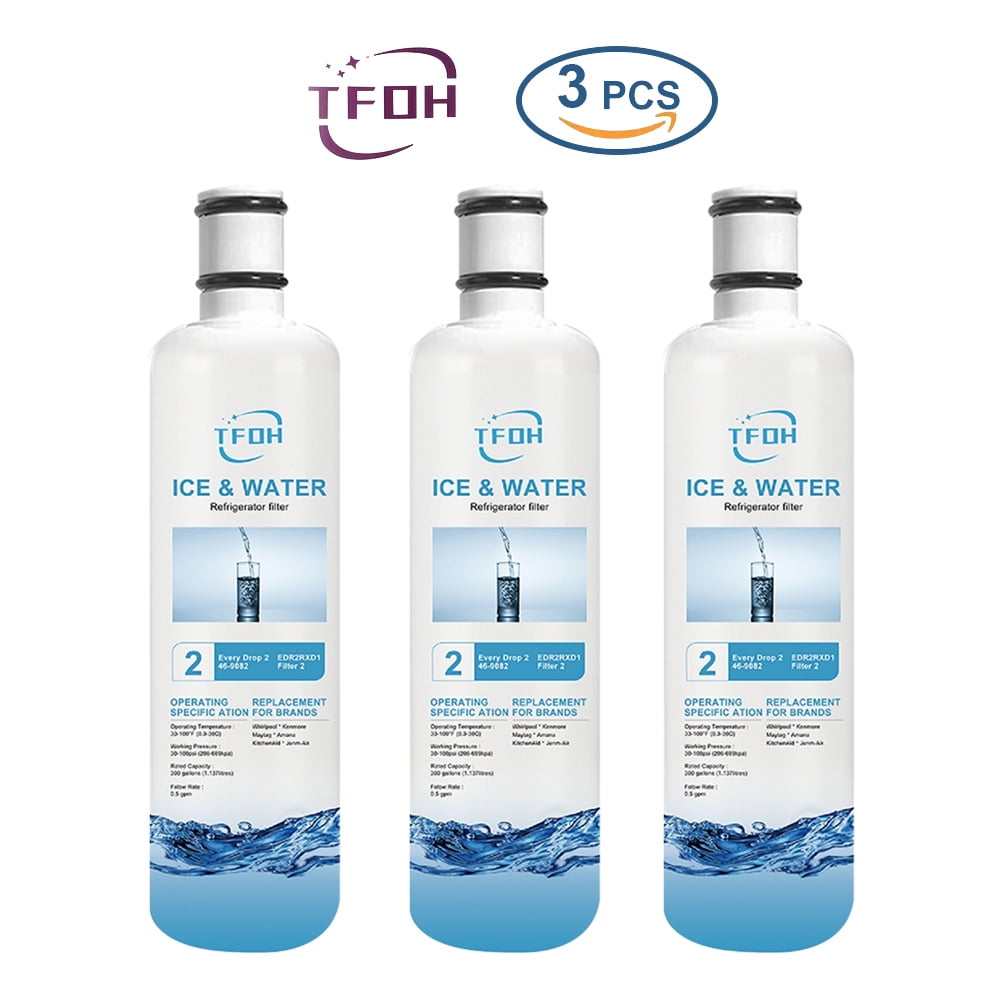 EDR2RXD1 Replacement Water Filter 2 for Whirlpool Refrigerator Water Filter 2 EDR2RXD1 and