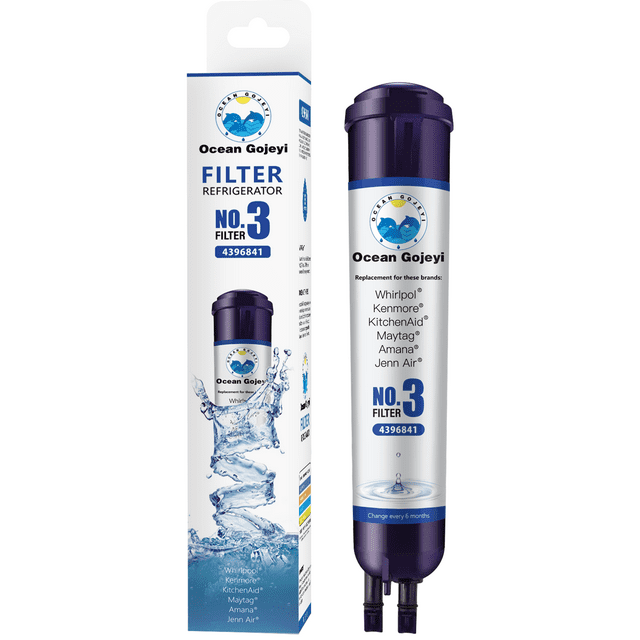 EDR3RXD1 Water Filter 3 Replacement for Whirlpool WHR3RXD1 Everydrop Filter 3 4396841 4396710