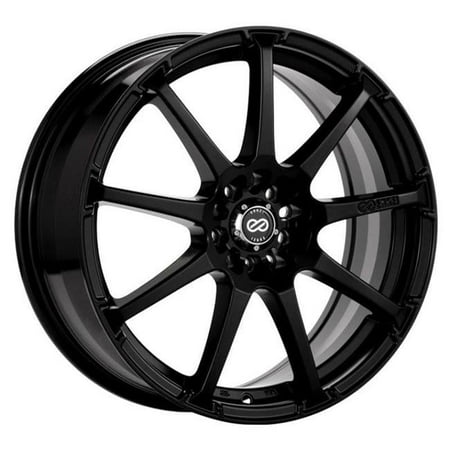 EDR9 17 x 7 in. 5 x 100-114.3 Bolt Pattern 45 mm Offset 72.6 Bore Diameter Black Wheel