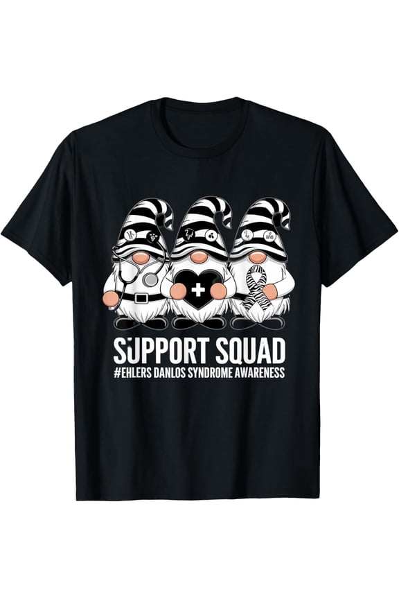 EDS Awareness Support Squad Gnome Graphic T-Shirt