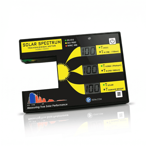 EDTM SS2450 Solar Spectrum Glass & Film Transmission Meter, Made in USA